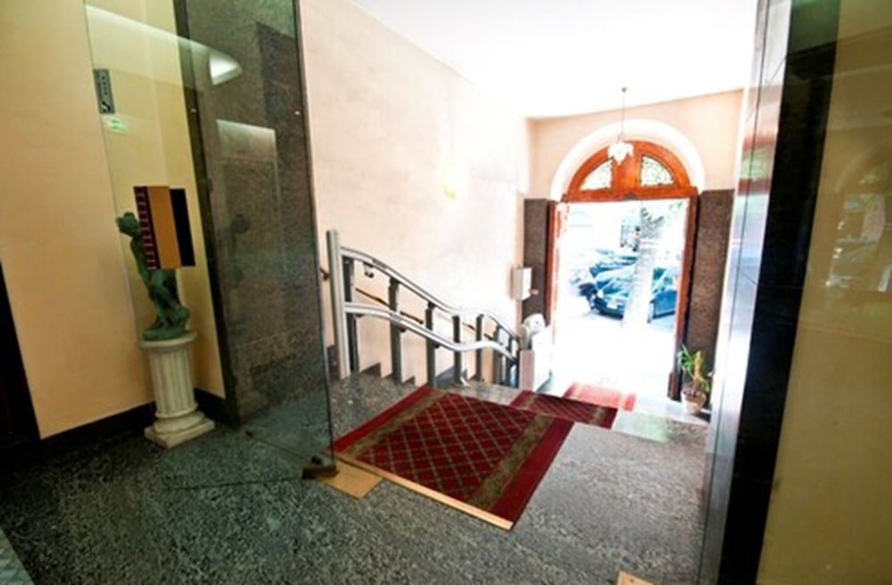 Interior entrance